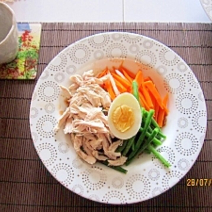 おうちにあるもので簡単ビビン麺